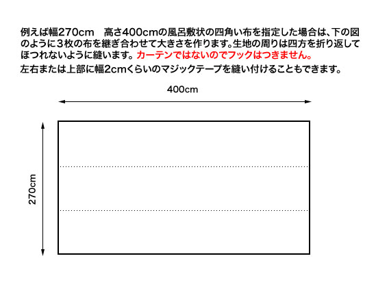 風呂敷状の布